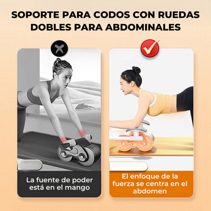 Rodillo Abdominal de Rebote Automático - El Aliado Definitivo para un Core Fuerte y Tonificado